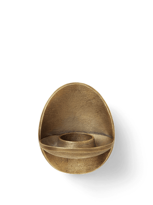 ferm LIVING Agapé Wall Tealight Holder – Brass Finish