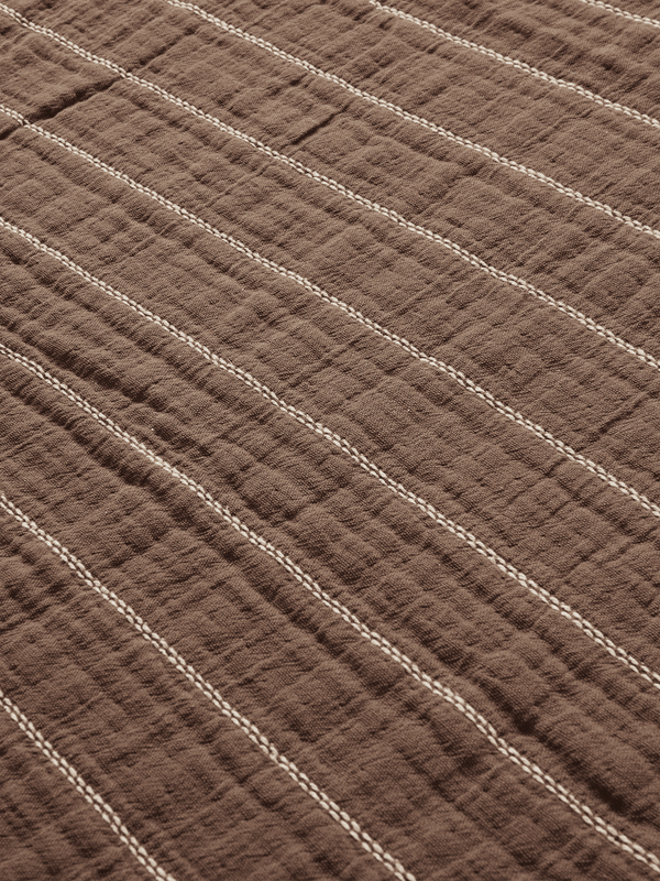 ferm LIVING Aires Bedspread Double – Stone