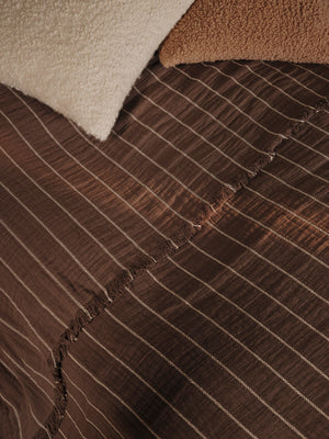 ferm LIVING Aires Bedspread Single – Stone