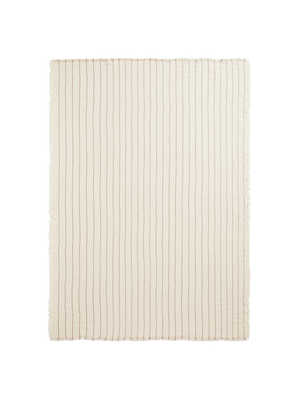 ferm LIVING Aires Bedspread Single – Undyed