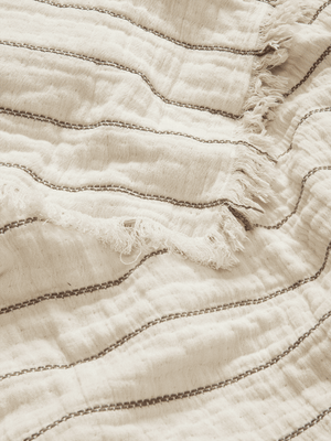 ferm LIVING Aires Bedspread Single – Undyed