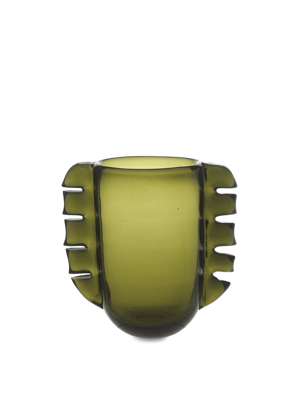 ferm LIVING Alas Vase – Moss Green