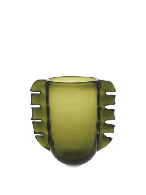 ferm LIVING Alas Vase – Moss Green
