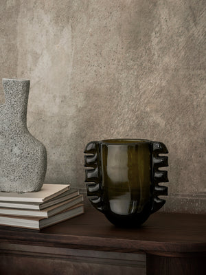 ferm LIVING Alas Vase – Moss Green