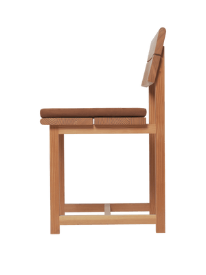 ferm LIVING Align Seat Pad – Brown Clay