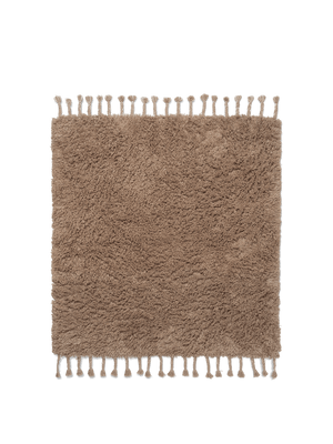 ferm LIVING Amass Long Pile Rug – White Pepper