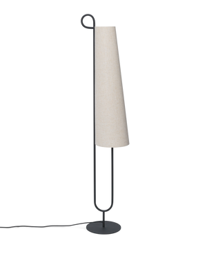 ferm LIVING Ancora Floor Lamp – Black / Natural