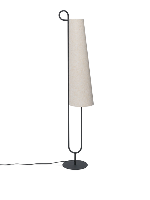 ferm LIVING Ancora Floor Lamp – Black / Natural