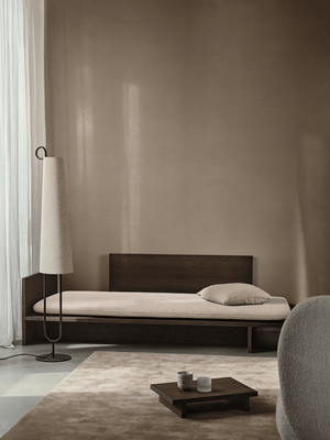 ferm LIVING Ancora Floor Lamp – Black / Natural