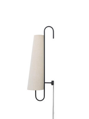 ferm LIVING Ancora Wall Lamp 100 cm – Black / Natural
