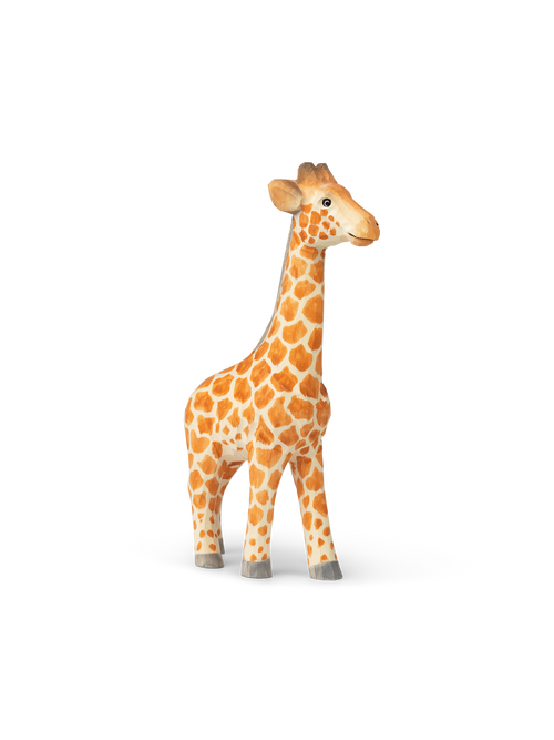 ferm LIVING Animal Hand-carved Giraffe – Warm Brown