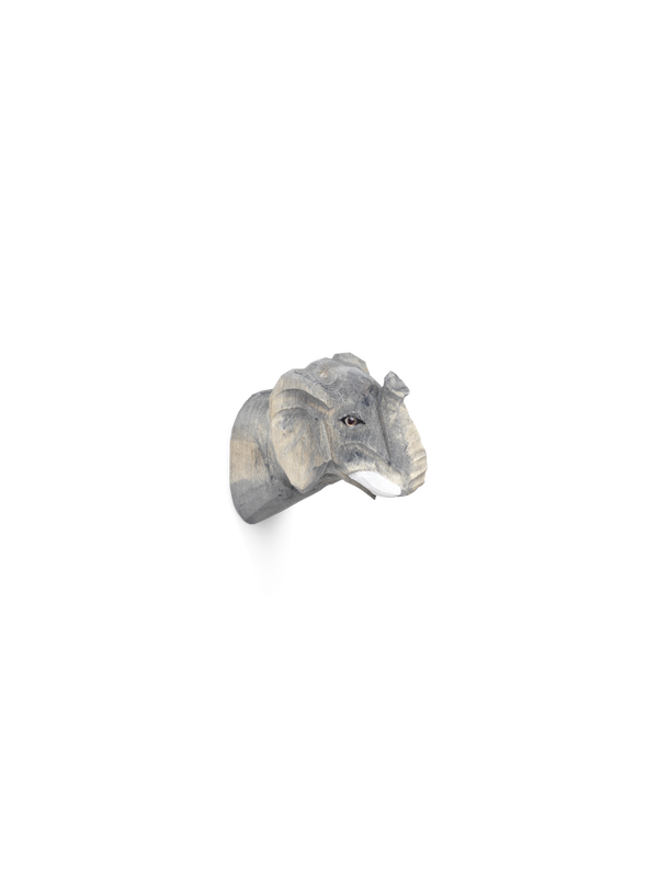 ferm LIVING Animal Hand-carved Hook – Elephant