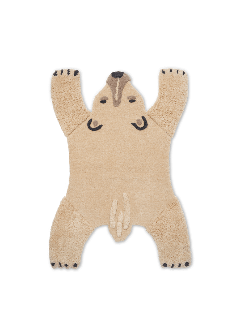 ferm LIVING Animal Tufted Rug – Polar Bear