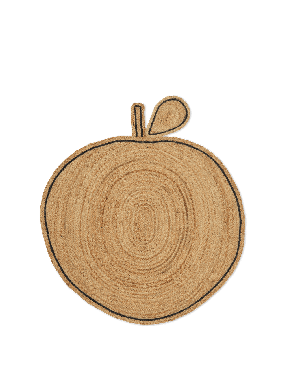 ferm LIVING Apple Braided Jute Rug – Natural
