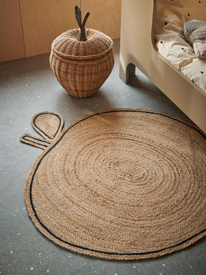 ferm LIVING Apple Braided Jute Rug – Natural