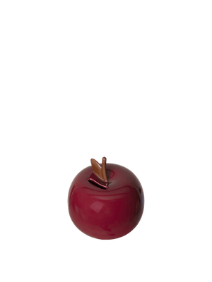 ferm LIVING Apple Money Bank – Deep Red