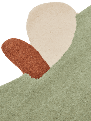 ferm LIVING Apple Tufted Rug – Tea Green