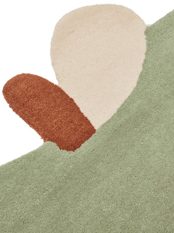 ferm LIVING Apple Tufted Rug – Tea Green