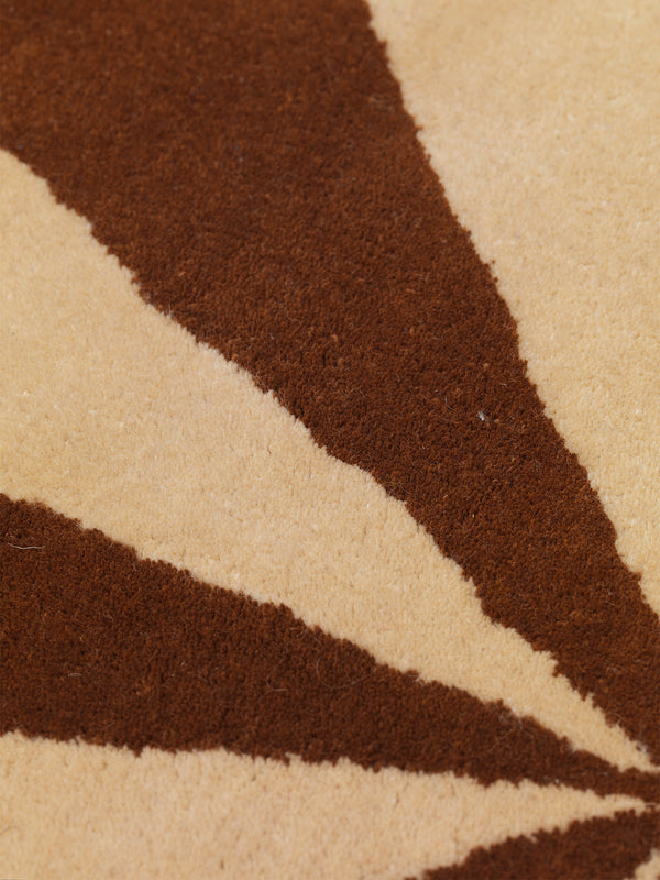 ferm LIVING Arch Tufted Rug Large – Dark Brick / Off-white