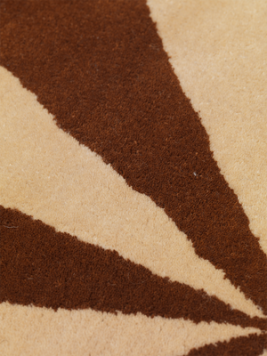 ferm LIVING Arch Tufted Rug Large – Dark Brick / Off-white