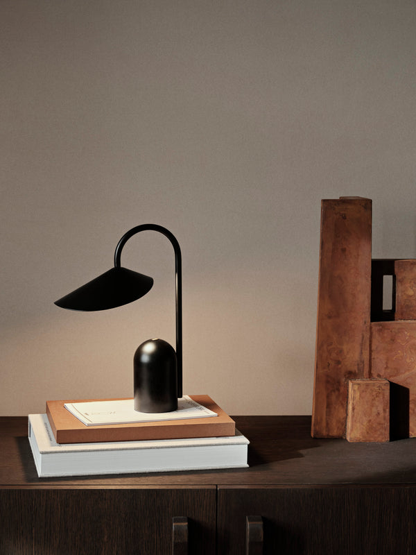 ferm LIVING Arum Portable Lamp – Black