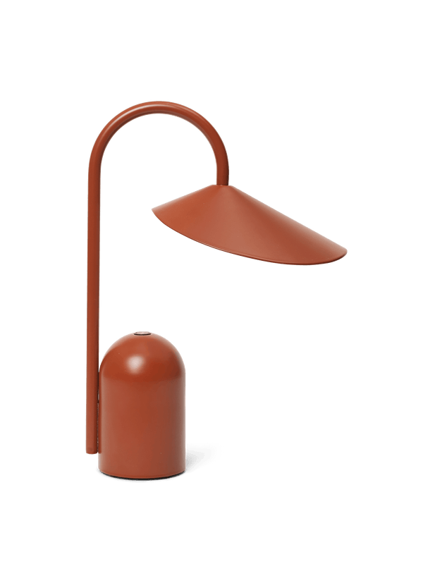 ferm LIVING Arum Portable Lamp – Oxide Red