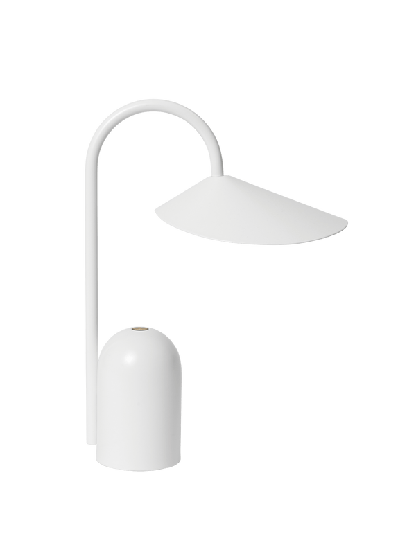 ferm LIVING Arum Portable Lamp – White