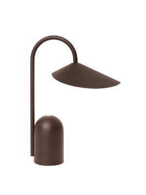 ferm LIVING Arum Portable Lamp – Dark Chocolate