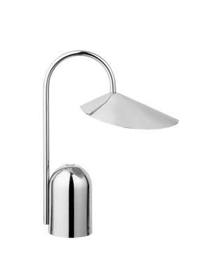ferm LIVING Arum Portable Lamp – Stainless Steel