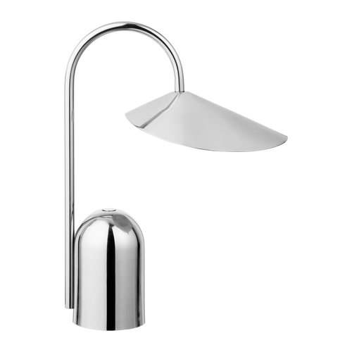 ferm LIVING Arum Portable Lamp – Stainless Steel