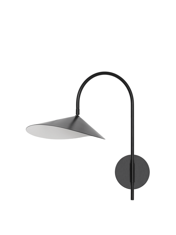 ferm LIVING Arum Swivel Wall Lamp Hardwired – Black