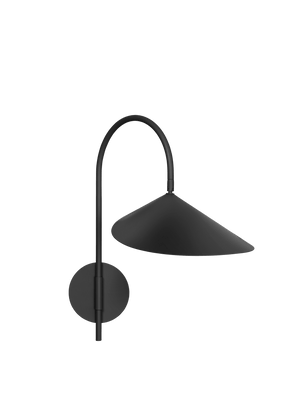 ferm LIVING Arum Swivel Wall Lamp Hardwired – Black