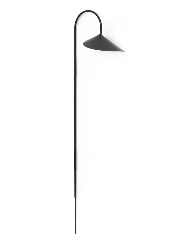ferm LIVING Arum Swivel Wall Lamp Tall – Black