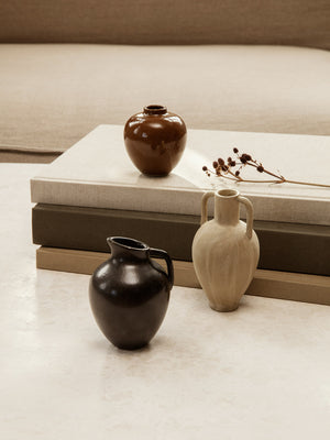 ferm LIVING Ary Mini Vase Small – Soil