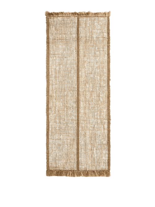 ferm LIVING Athens Stripes Runner 80 x 200 cm – Natural / Off-white
