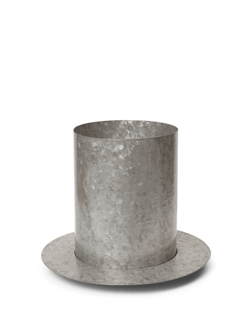 ferm LIVING Auran Pot Medium – Galvanized