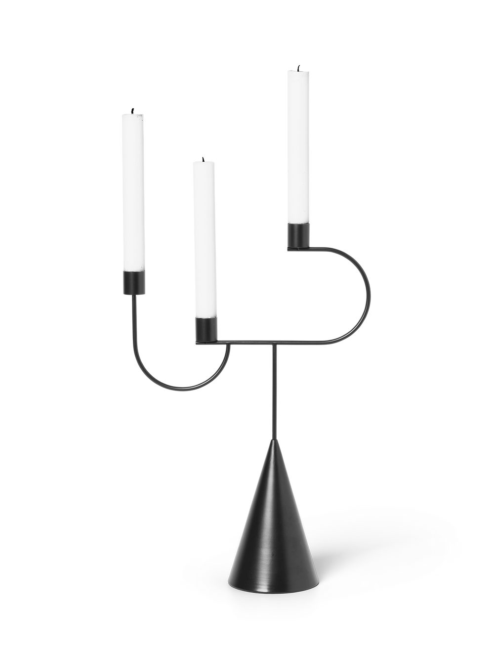 ferm LIVING Avant Candelabra – Black