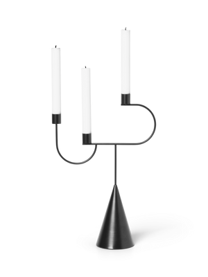 ferm LIVING Avant Candelabra – Black