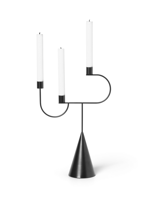 ferm LIVING Avant Candelabra – Black
