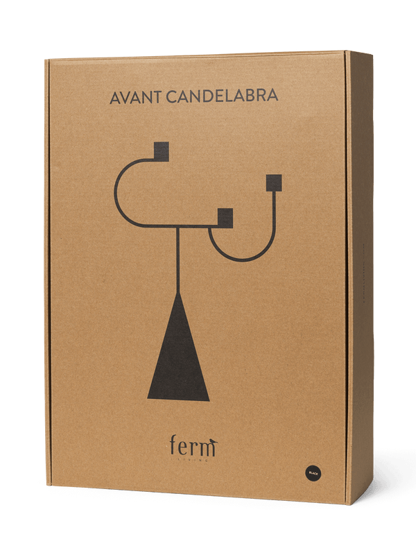 ferm LIVING Avant Candelabra – Black