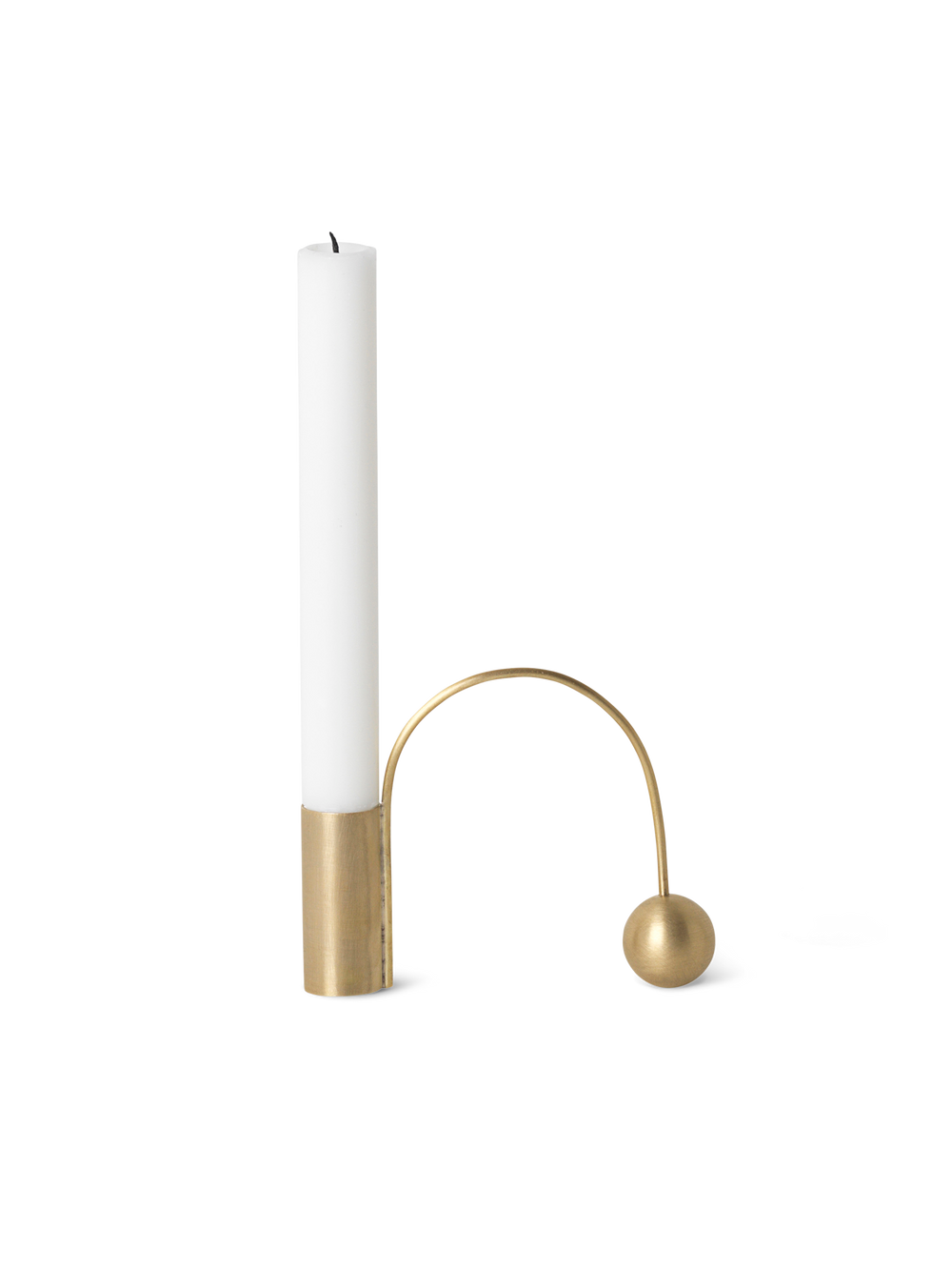 ferm LIVING Balance Candle Holder – Brass