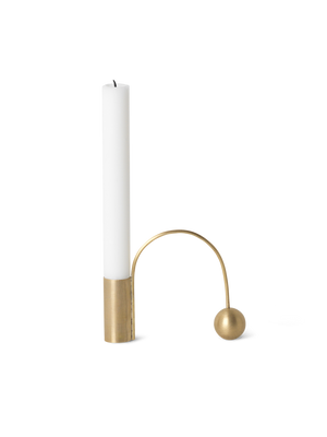 ferm LIVING Balance Candle Holder – Brass