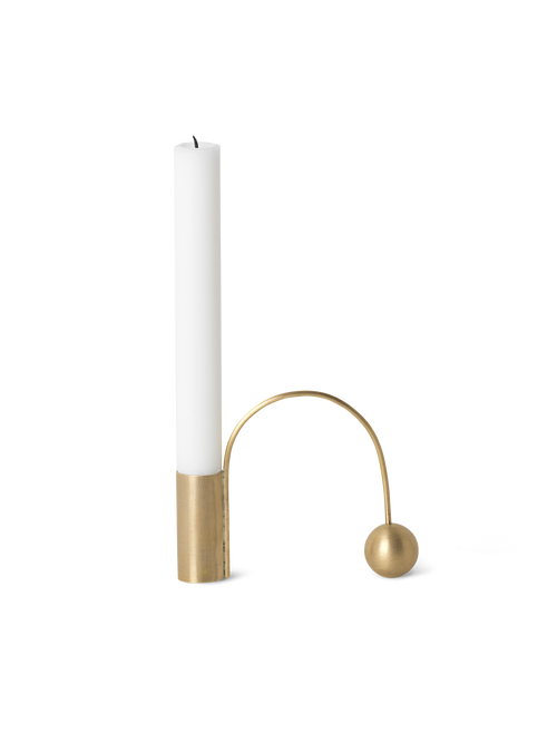 ferm LIVING Balance Candle Holder – Brass
