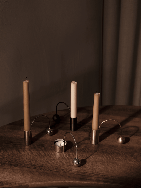 ferm LIVING Balance Candle Holder – Brass