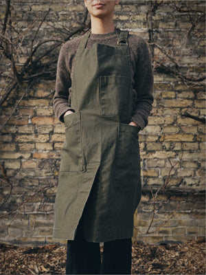 ferm LIVING Bark Garden Apron – Olive
