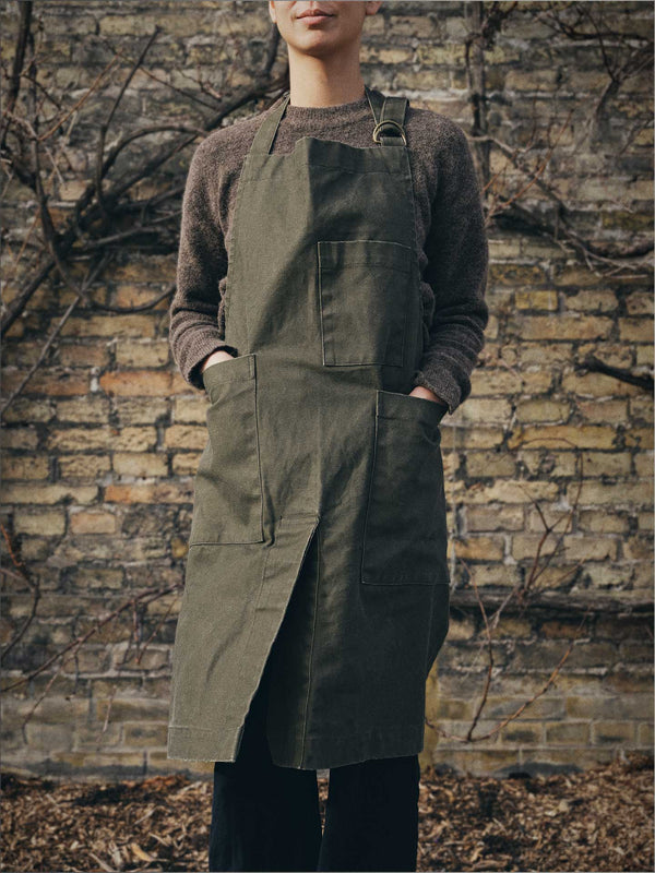 ferm LIVING Bark Garden Apron – Olive