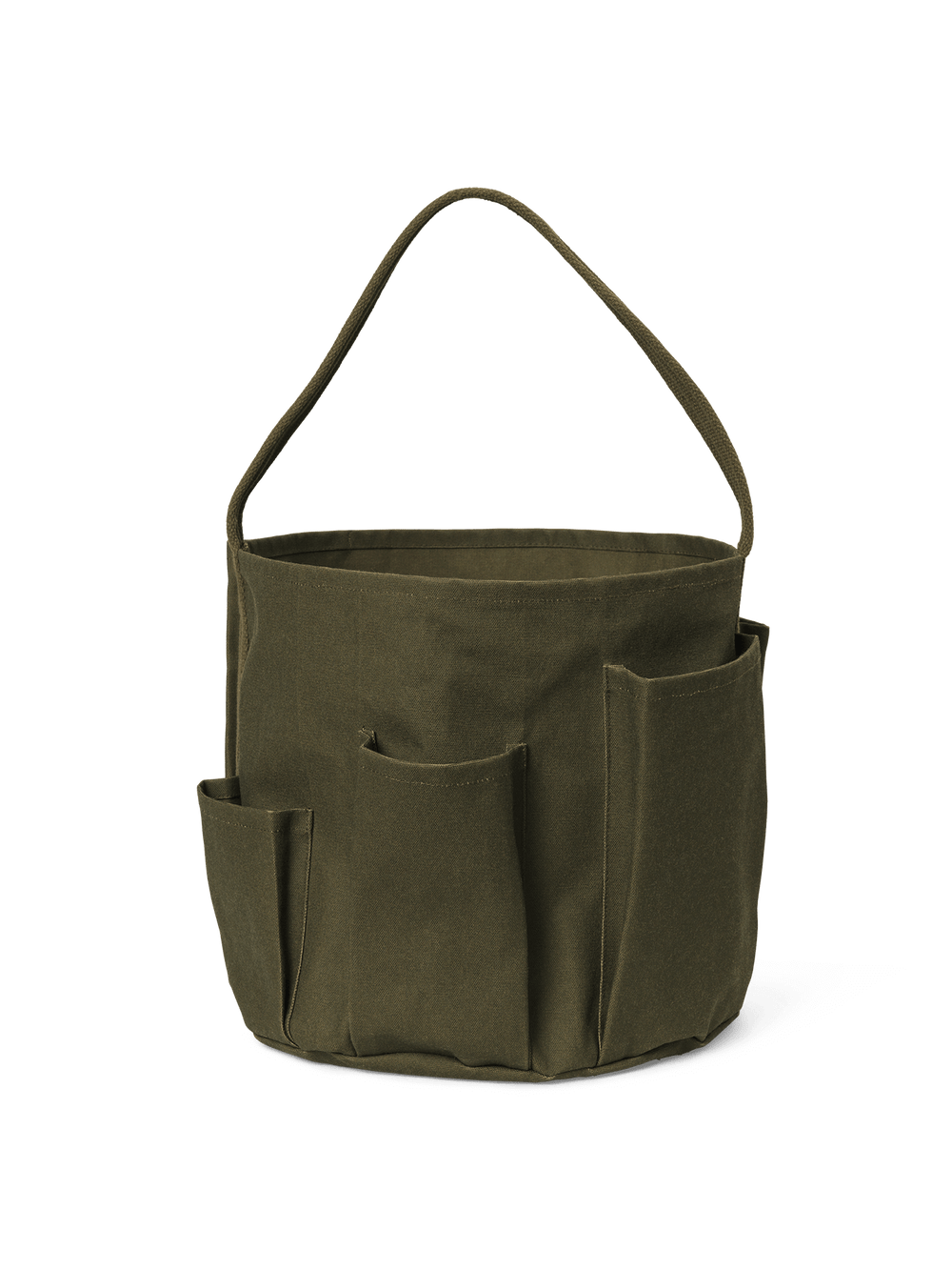 ferm LIVING Bark Garden Bucket Bag – Olive