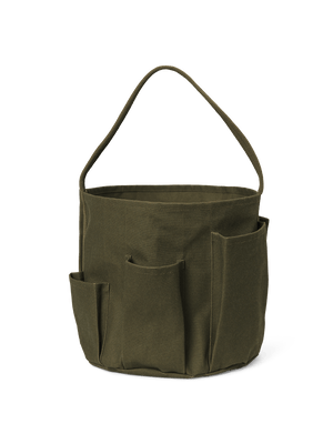 ferm LIVING Bark Garden Bucket Bag – Olive