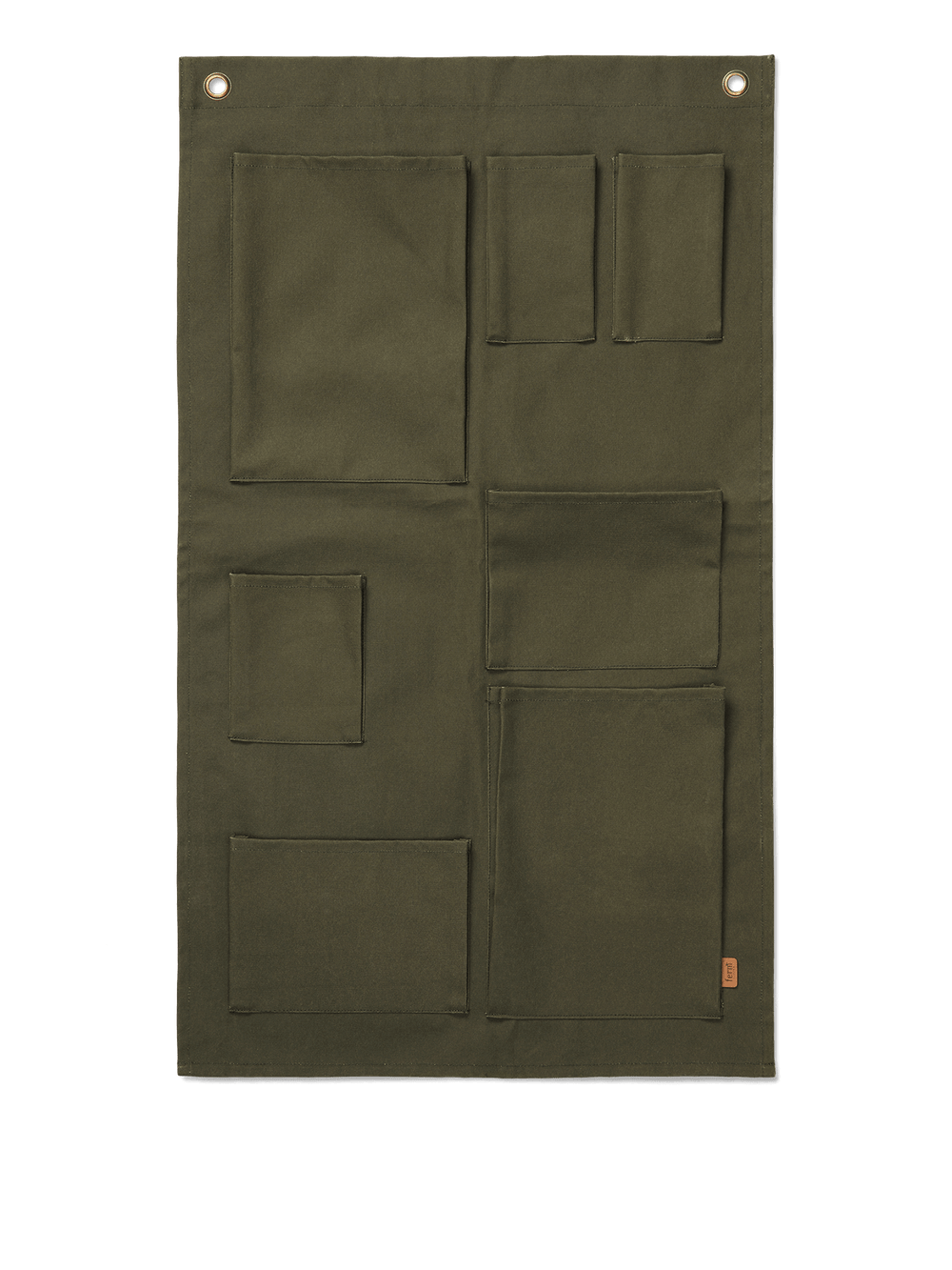 ferm LIVING Bark Garden Wall Storage – Olive