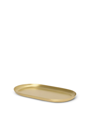 ferm LIVING Basho Tray Oval – Brass